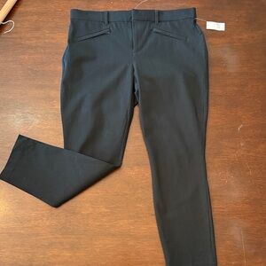 NWT GAP Black Pants Signature Skinny Ankle Size 12 Regular
